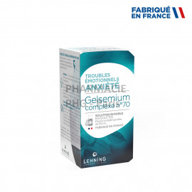 Gelsemium Complexe N°70 - LEHNING - Anxiété - 10 substances actives contre les troubles émotionnels et l’anxiété légère