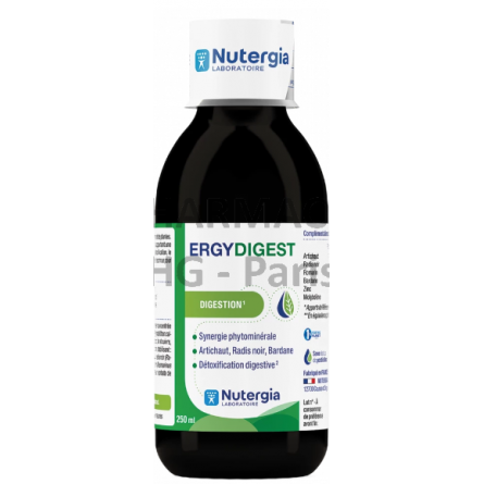 ERGYDIGEST - NUTERGIA - Digestion - Flacon de 250 mL